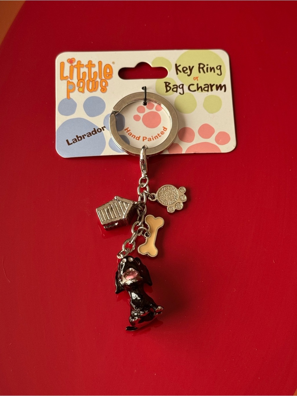 ✨BUNDLE 5 items for $20✨ Black Labrador Key Ring Bag Charm